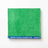 Benetton Rainbow Green 100% Cotton Bathroom & Beach Towel 160x90cm - Vibrant, Quick-Dry, Modern Style