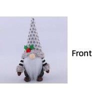 Rudolph Plush Decorative Doll - Soft Knitted Polyester, Festive Tabletop Ornament, Choice of Styles
