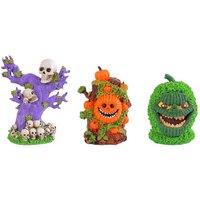 Resin Halloween Horror Tree Spirit Ornament - Tabletop Home Decor - 3 Spooky Styles