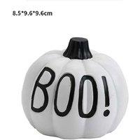 Resin Pumpkin Tabletop Decorative Figure - Durable Halloween Home Accent