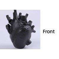 Creative Halloween Heart Vase - Resin Decorative Ornament for Modern Home Decor
