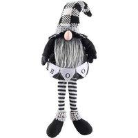 65cm Halloween Bat Faceless Old Man Decorative Doll - Non-Woven Fabric Statement Piece