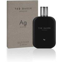 Ted Baker Tonics Ag Silver Eau de Toilette Woody Leather Men's Fragrance 100ml