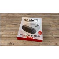 2-in-1 Compact Fan Heater - 1000W & 2000W Heat Settings, Thermostat, Overheat Protection