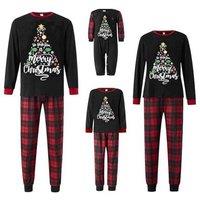 Unisex Black Christmas Plaid Family Matching Printed Pyjamas - Bundles Available!