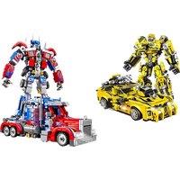 2-in-1 Transforming Car Model Building Kit for Kids & STEM Fun