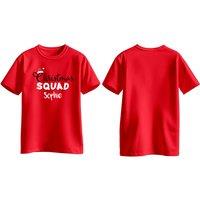 Personalised Christmas Squad T-Shirt - Add Any Name, Kids to Adults