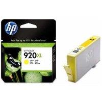 HP 920XL High-Yield Yellow Ink Cartridge for OfficeJet Printers - Vivid Ink, Eco-Friendly, Easy Install