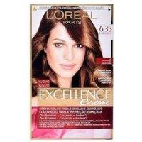 L'Oreal Excellence Permanent Hair Dye - Chocolate N 6.35, For All Hair Types, Long-Lasting Colour