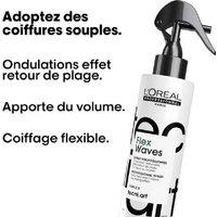 L'Oral Tecni Art Flex Waves Sea Salt Spray 190ml - Texturising, Frizz Control, For All Hair Types