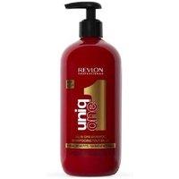 PRICE DROP! Revlon Uniq One All-in-One Vegan Repairing Shampoo 490ml - For Damaged & Dry Hair, Colour Safe
