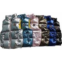 Children's Metallic Duck Down Gilet - Thick, Warm, Windproof!