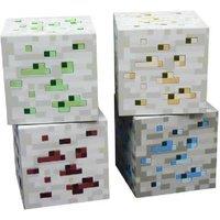 LED Mineral Table Lamp - Rechargeable Colour-Changing Night Light, Compact Modern Design