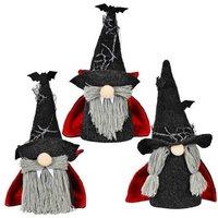 Halloween Vampire Rudolf Table Ornament - Handcrafted Fabric, 26cm, Classic Style