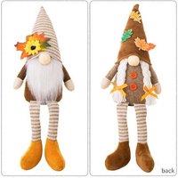 Harvest Festival Rudolph Decorative Gnome Figure Combo Pack - Fabric Hanging Ornament, 40cm