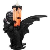 LED Bat-Shaped PVC Table Lamp - Halloween Decorative Night Light, 13.5cm
