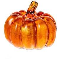 LED Pumpkin Lantern Table Decor - PVC, Energy-Saving, 7cm Cube, Halloween Style