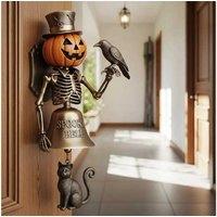 Halloween Doorbell Hanging Resin Decoration - Spooky Home Ornament