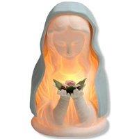 Virgin Mary LED Night Light - Resin Festive Ornament for Christmas Dcor