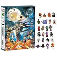 Skull Jack Halloween PVC Advent Calendar Box - Decorative Countdown Home Accent