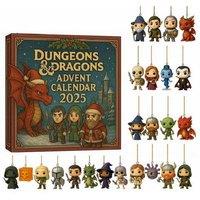 Dungeons & Dragons 2025 Advent Calendar - 24-Day Blind Box Collectible Gift for Gamers