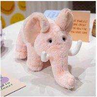 Realistic Elephant Plush Toy - Soft Comfort Cuddle Buddy for Kids (Ages 3+, Eco-Friendly, Imaginative Play)