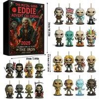 Eddie 2025 24-Day Blind Box Advent Calendar - Collectible Acrylic Countdown for Kids & Adults