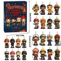 Firefighter Kids Toy Advent Calendar 2025 - 24 Acrylic Surprises