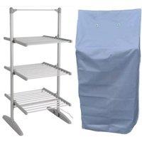 Efficient 3 Tier Heated Clothes Airer with Cover Option!