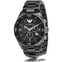 Emporio Armani AR1421 Men's Chronograph Black Ceramic Watch!