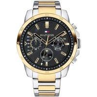 Tommy Hilfiger 1791559 Black Stainless Steel Quartz Watch For Men - 2 Yr Warranty