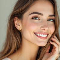 Cartier Crystal Accent Gold Hoop Earrings - Sterling Silver Posts, Hypoallergenic, 17.5mm Statement Hoops