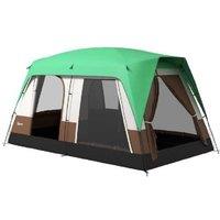 Outsunny 6-Man Waterproof Family Tunnel Tent with Rainfly - Spacious Camping Shelter