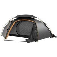 Outsunny 2-Person Waterproof Pop-Up Tent with Rainfly - 2000mm Grey Camping Shelter