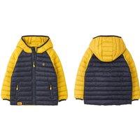 Carter Water-Repellent & Lightweight Kids' Padded Coat - Ages 1-8, Navy Yellow