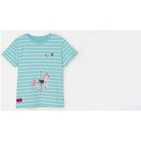 Kids' Carousel Horse Print Short Sleeve Cotton Top - 7 Sizes!
