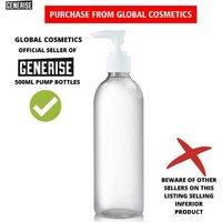500ml Clear Refillable Pump Bottle - Eco-Friendly Bath & Body Dispenser