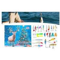 24 Days Fishing Lure Advent Calendar - 24 Surprises for Anglers, Gift for Fishing Lovers