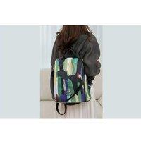 Black Oxford Anti-Theft Nylon Backpack Purse for Women - Lightweight, Water-Resistant, Spacious