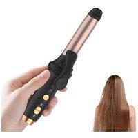 Cordless Ceramic Curling Iron & Hair Straightener - Fast Heat-Up, USB Rechargeable, Portable