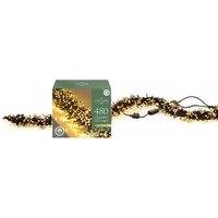 14 Metre Warm White LED Cluster Lights with Timer and 8 Functions