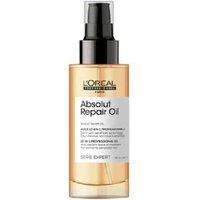 PRICE DROP! L'Oral Professionnel Absolut Repair 10-in-1 Leave-In Hair Oil with Wheat Germ - For All Hair Types, Anti-Frizz, Heat Protection, 90ml | W