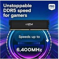 PRICE DROP! Crucial DDR5 PRO Overclocking 32GB Kit (2x16GB) - Ultra-Fast Memory for Home Cinema PCs & Gaming Rigs