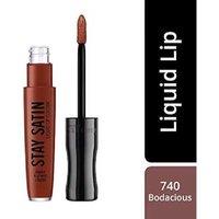 Stay Satin Liquid Lip Colour - Long-Lasting Waterproof Pink Lipstick, Satin Finish, Bodacious