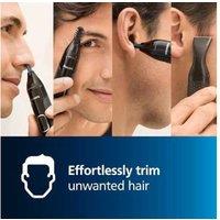 PHILIPS Series 5000 Waterproof Electric Nose & Ear Trimmer for Ladies - Precision Pain-Free Grooming, Wet & Dry Use, Cordless