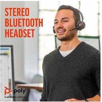 PRICE DROP! Poly Voyager 4300 UC Wireless Bluetooth Headphones - On-Ear, Dual Connectivity, Long Battery, Crystal-Clear Calls