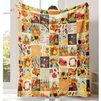 Luxury Christmas Print Microfibre Blanket - Super Soft, Machine Washable, All-Season Comfort