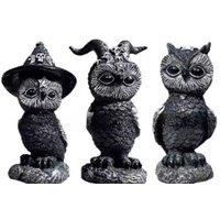 Magic Cat Resin Animal Sculpture - Decorative Desktop Ornament, Durable Resin, Unique Gift, Modern Home Decor