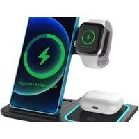 3-in-1 Wireless Charging Station for Audio & HiFi Devices - Fast Charging, Sleek Design, Universal Compatibility
