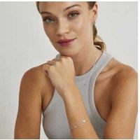 Luxenter Moham Rhodium-Plated Zirconium Bracelet - Minimalist Adjustable Bangle